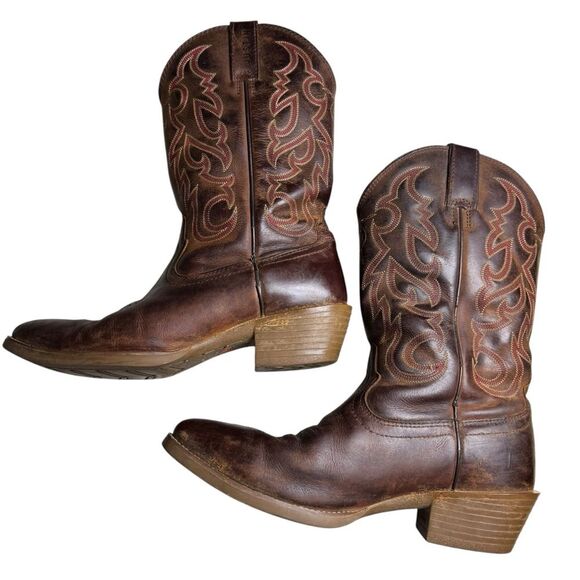 Justin Men\'s Dierks Dusk Brown Pull-On Western Boots 2570 Ranch Rodeo Size 11D main image 4